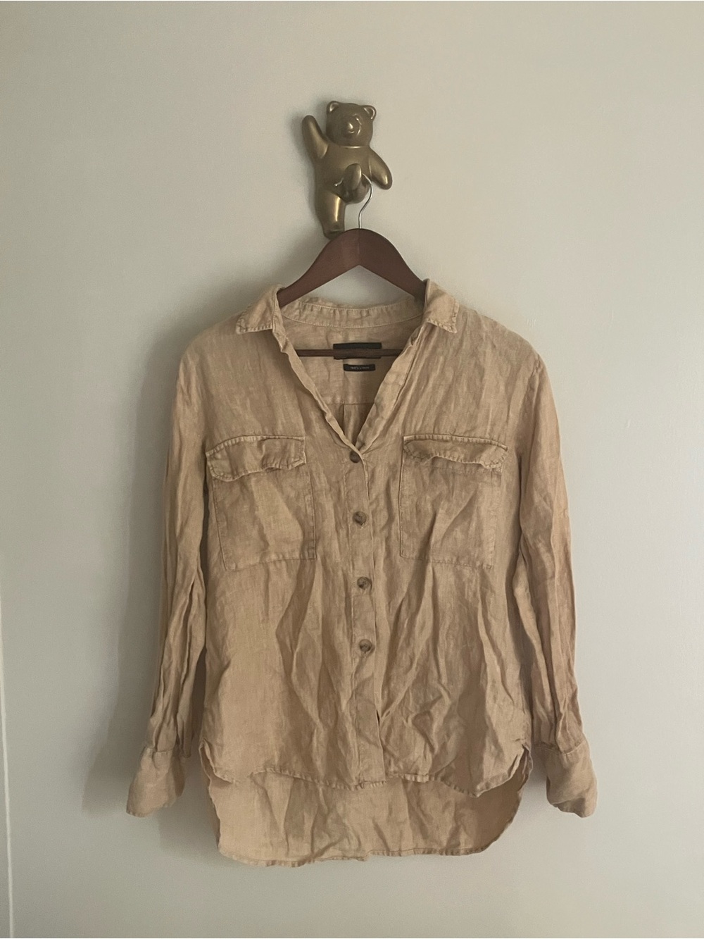 Zara 100% Linen Top - Picture 2 of 4